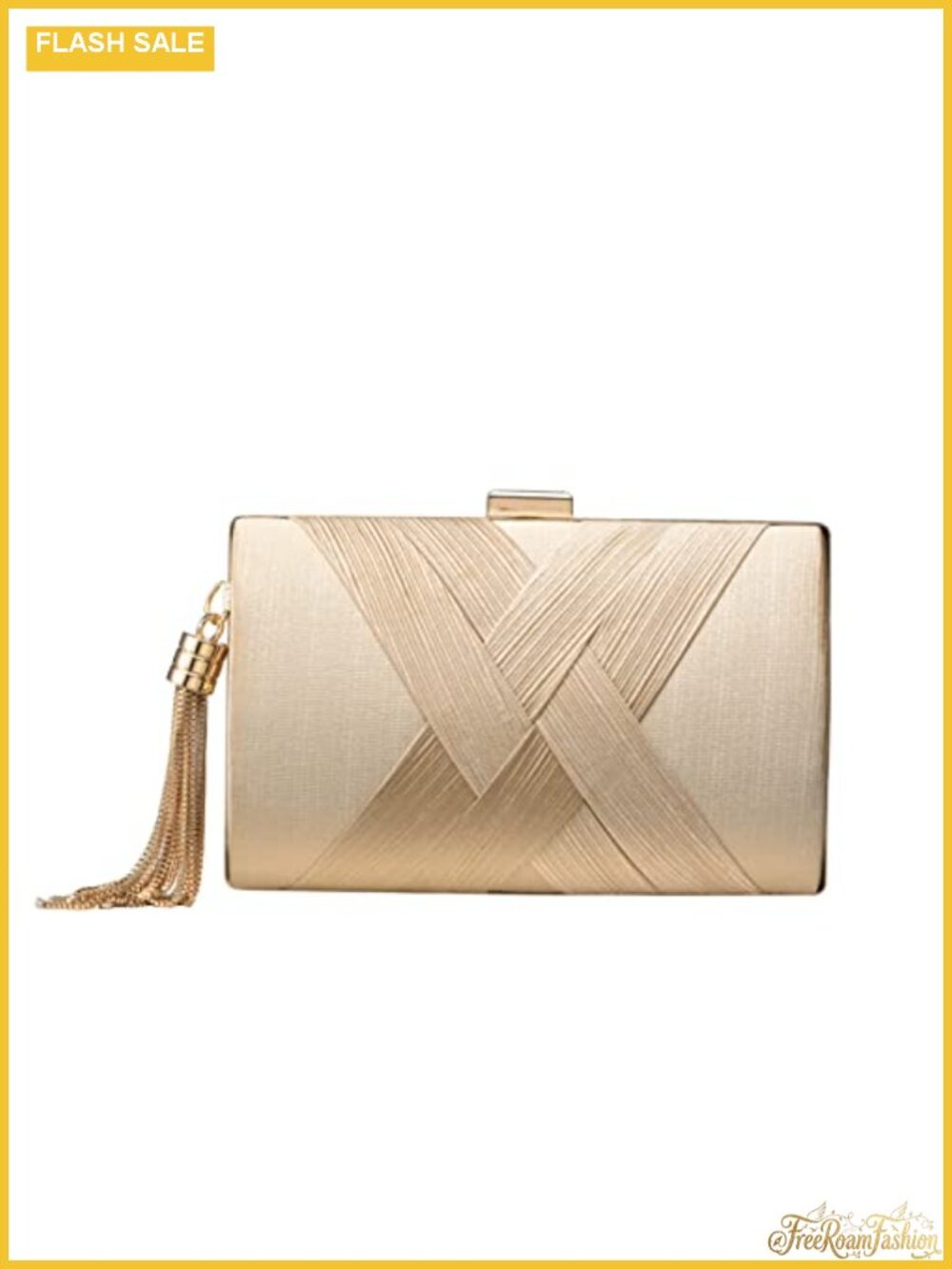 Tassel Evening Clutch Purse for Women, Silk Satin Crossbody Shoulder Bag,